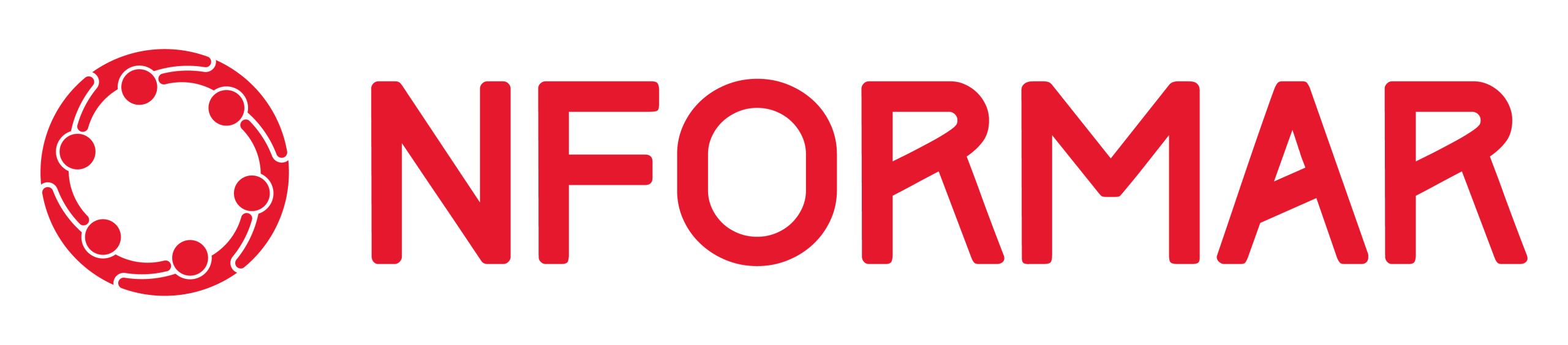 Marca NFORMAR_Imagotipo hor rojo